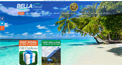Desktop Screenshot of bellatravelonline.com